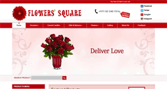 Desktop Screenshot of flowers-square.com